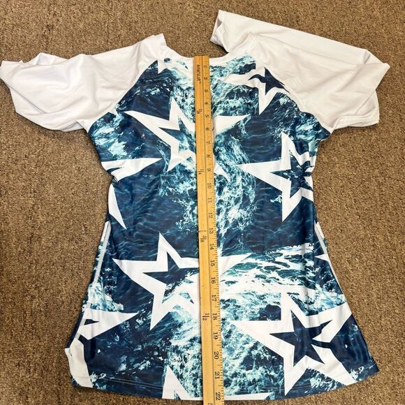 YATEEN Long Sleeve Sun Protection Rash Guard Two Piece Swimsuit Set Size Medium - Picture 9 of 16